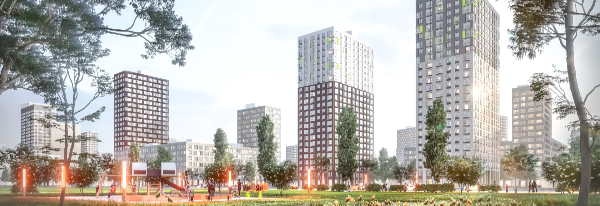 Конкурсный мастерплан «GreenGray» для «Облика реновации»