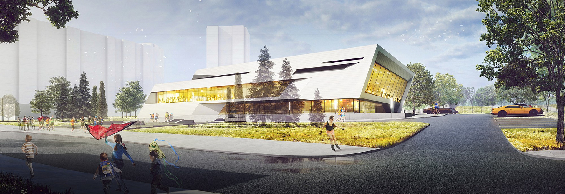 Universal Sports Complex with Swimming Pool 